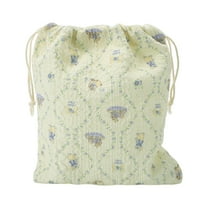 Unique Bargains 1 Pc Small Lace Rabbit Drawstring Makeup Bag for Travel Purple Polyester