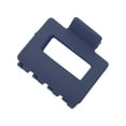 thumbnail image 1 of Unique Bargains 1 Pc Small Rectangle Frosted Hair Clips Hairdo Clip for Home Navy Blue, 1 of 5