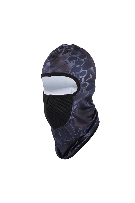 1 Pc Snake Pattern Balaclava Face Mask Navy Blue