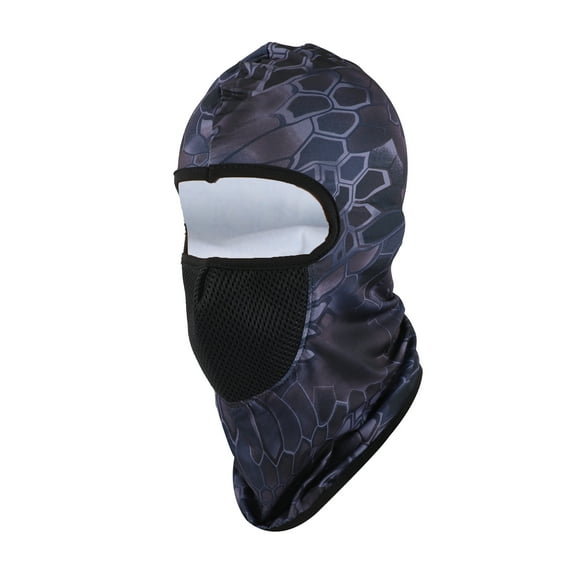 Unique Bargains 1 Pc Snake Pattern Balaclava Face Mask Navy Blue