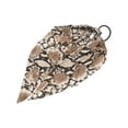 thumbnail image 1 of Unique Bargains 1 Pc Snake Pattern Triangle Ribbon Hair Elastic Band Dark Coffee Color, 1 of 5