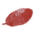 thumbnail image 1 of Unique Bargains 1 Pc Soap Dish Leaf Soap Holder for Bathroom Red, 1 of 6