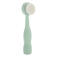 thumbnail image 1 of Unique Bargains 1 Pc Soft Plastic Nano Fiber Hair Cleansing Brush Long Handle Green 6.69"x1.26", 1 of 4