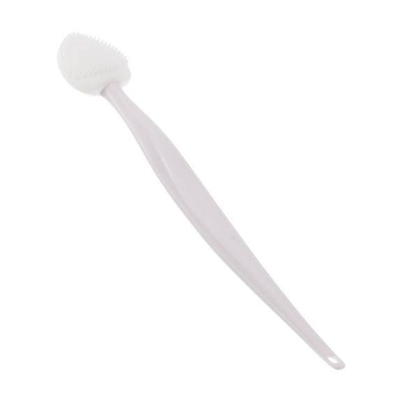Unique Bargains 1 Pc Soft Plastic Silicone Cleansing Brush Heart-shaped Nose White 5.31"x0.87"