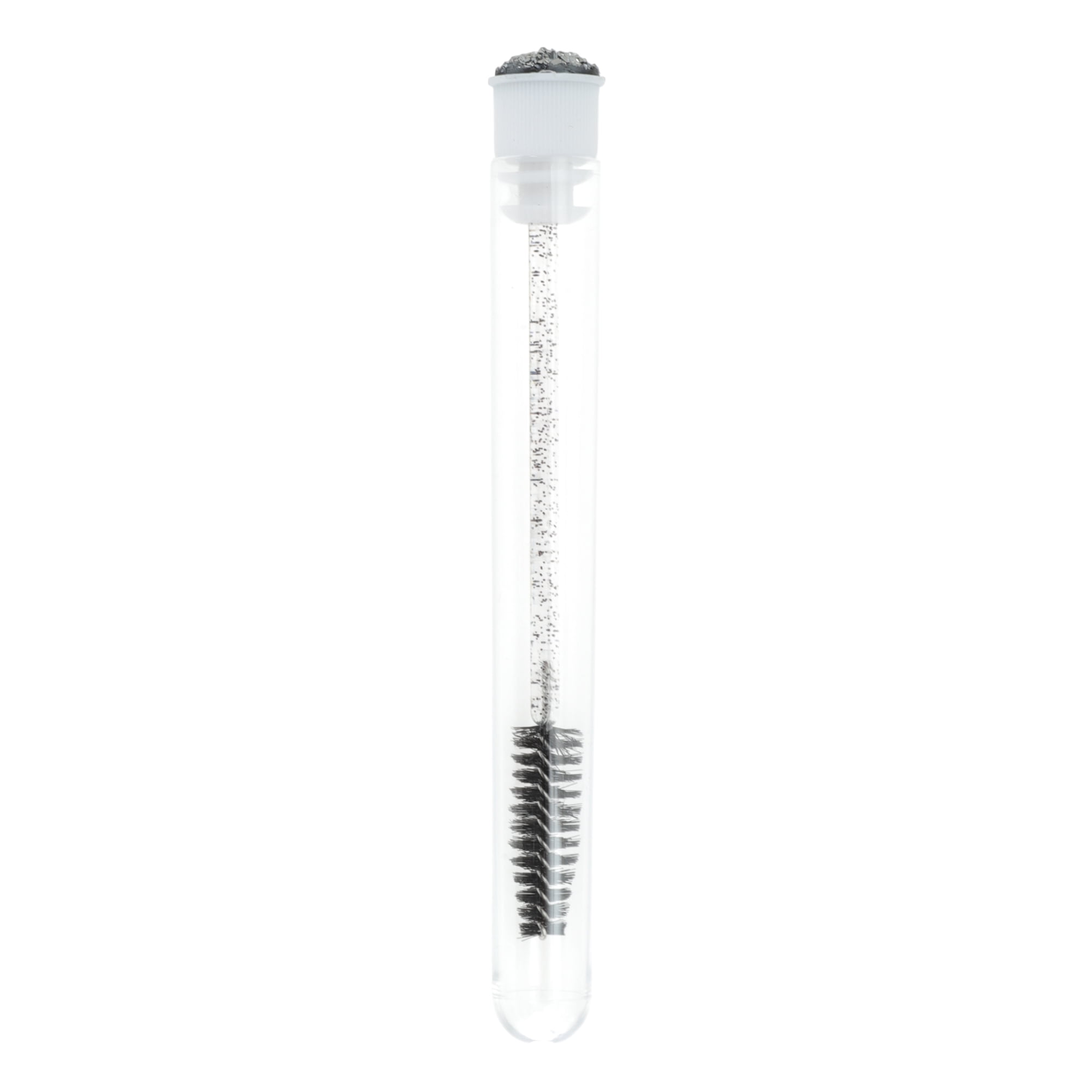 Unique Bargains 1 Pc Soft Reusable Eyelash Brush for Vacation in Tube Gray