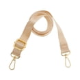 thumbnail image 1 of Unique Bargains 1 Pc Solid Color Handbag Strap for Office Khaki Nylon Metal, 1 of 5