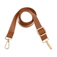 thumbnail image 1 of Unique Bargains 1 Pc Solid Color Handbag Strap for Office Light Brown Nylon Metal, 1 of 5