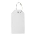 thumbnail image 1 of Unique Bargains 1 Pc Solid Color Irregular Luggage Tag for Travel White PU, 1 of 5