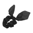 thumbnail image 1 of Unique Bargains 1 Pc Solid Rabbit Ears Scrunchies Black, 1 of 5