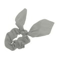 thumbnail image 1 of Unique Bargains 1 Pc Solid Rabbit Ears Scrunchies Gray, 1 of 5