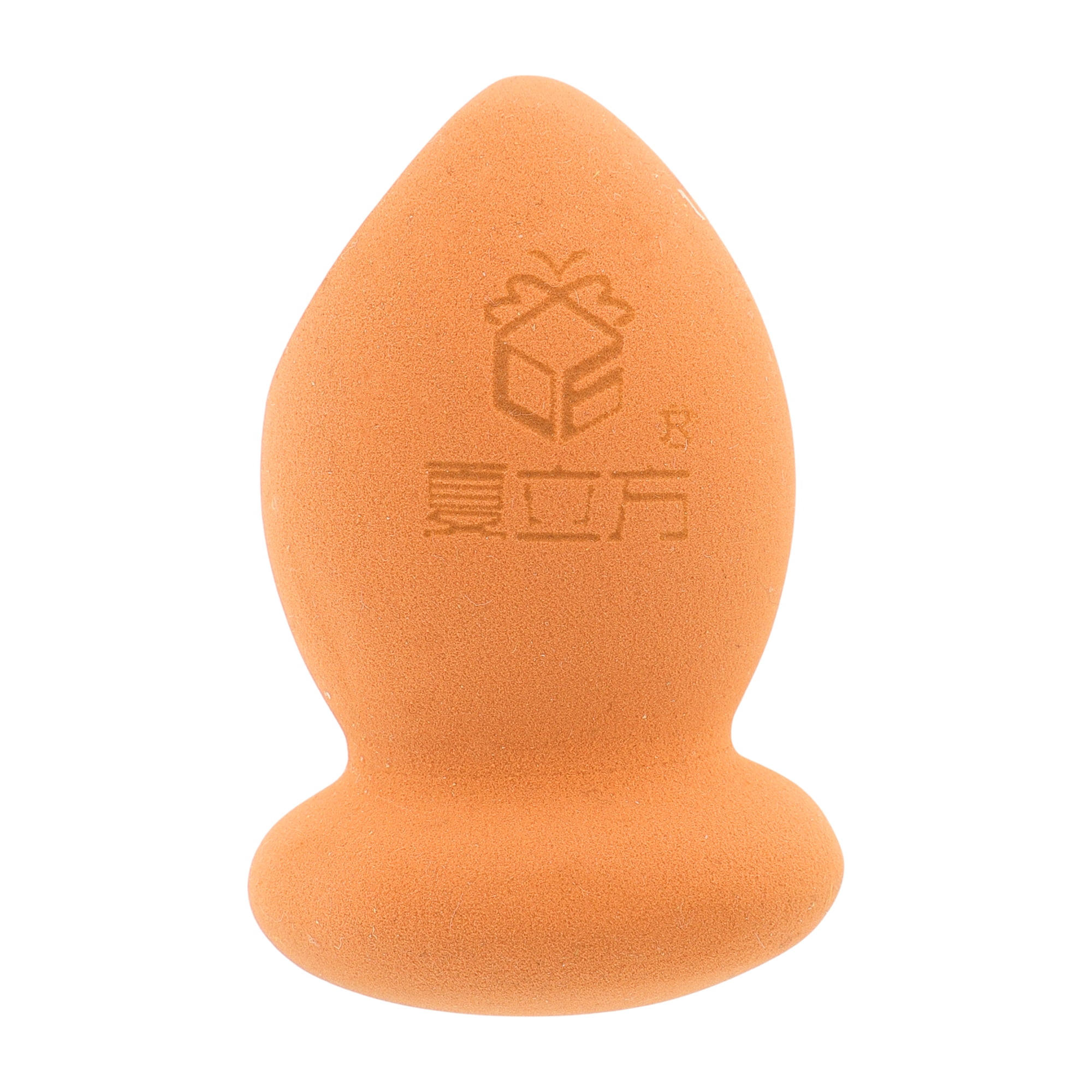 Unique Bargains 1 Pc Special Shape Face Makeup Sponge Orange