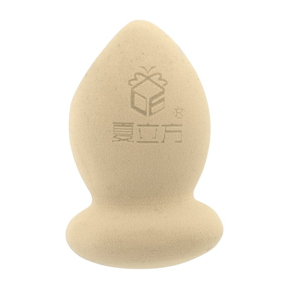 Unique Bargains 1 Pc Special Shape Face Makeup Sponge for Bedrooms Nude Hydrophilic Polyurethane