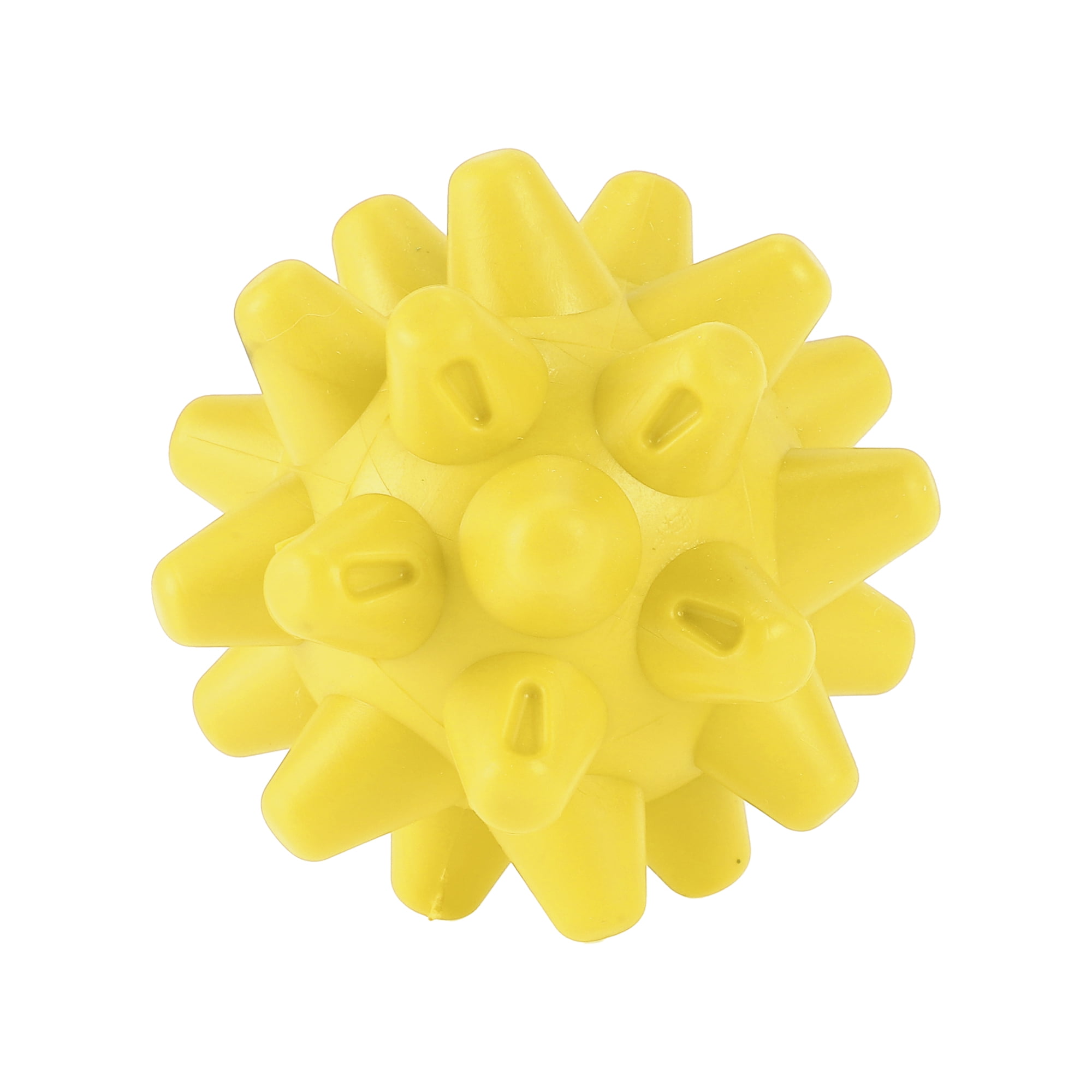 Unique Bargains 1 Pc Spiky Massage Ball for Travel Home Office Yellow