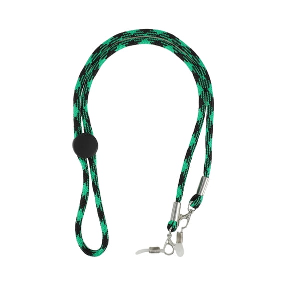 Unique Bargains 1 Pc Sports Glasses Strap Durable Glasses Strap Black Green
