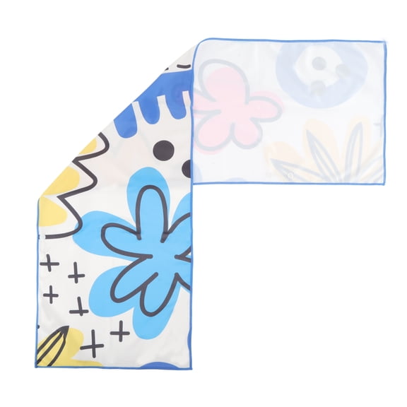 Unique Bargains 1 Pc Sports Towel Flower Quick Dry Towel Colorful