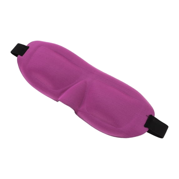 Unique Bargains 1 Pc Square 3D Sleep Mask Soft 3D Eye Shade Cover for Rest for Travel Red Purple