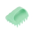 thumbnail image 1 of Unique Bargains 1 Pc Square Hair Shampoo Brush for Head Massage 3.35"x2.76"x2.44" Green, 1 of 6