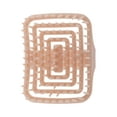 thumbnail image 1 of Unique Bargains 1 Pc Square Hollow Hair Shampoo Brush for Head Massage 3.74"x3.07"x2.56" Skin Color, 1 of 6