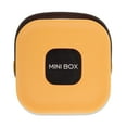 thumbnail image 1 of Unique Bargains 1 Pc Square Multi-Function with Mirror Jewelry Box Jewelry Organizer Orange Silicone, 1 of 5