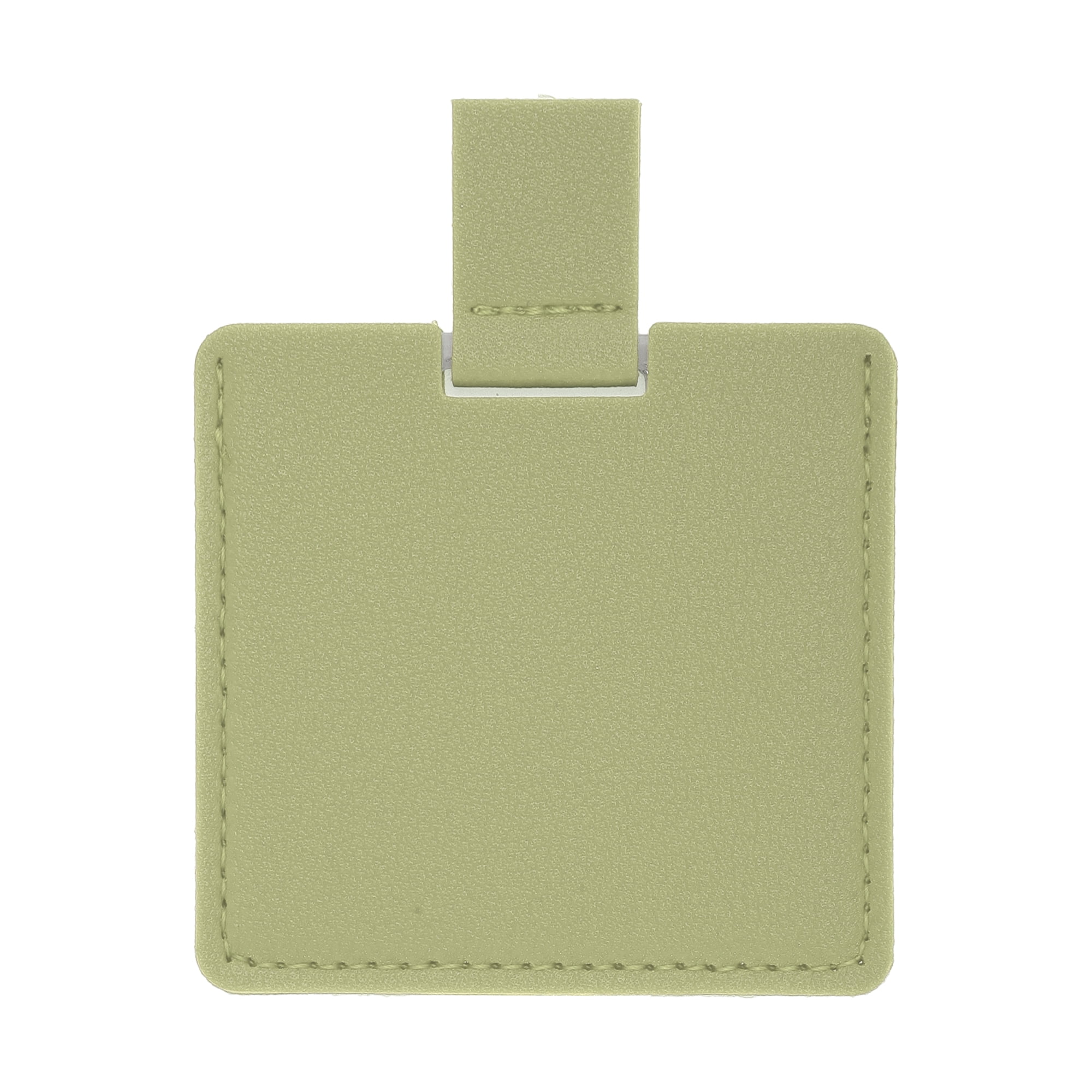 Unique Bargains 1 Pc Square Shape Makeup Mirror Green