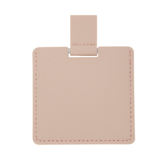 Unique Bargains 1 Pc Square Shape Makeup Mirror Light Pink