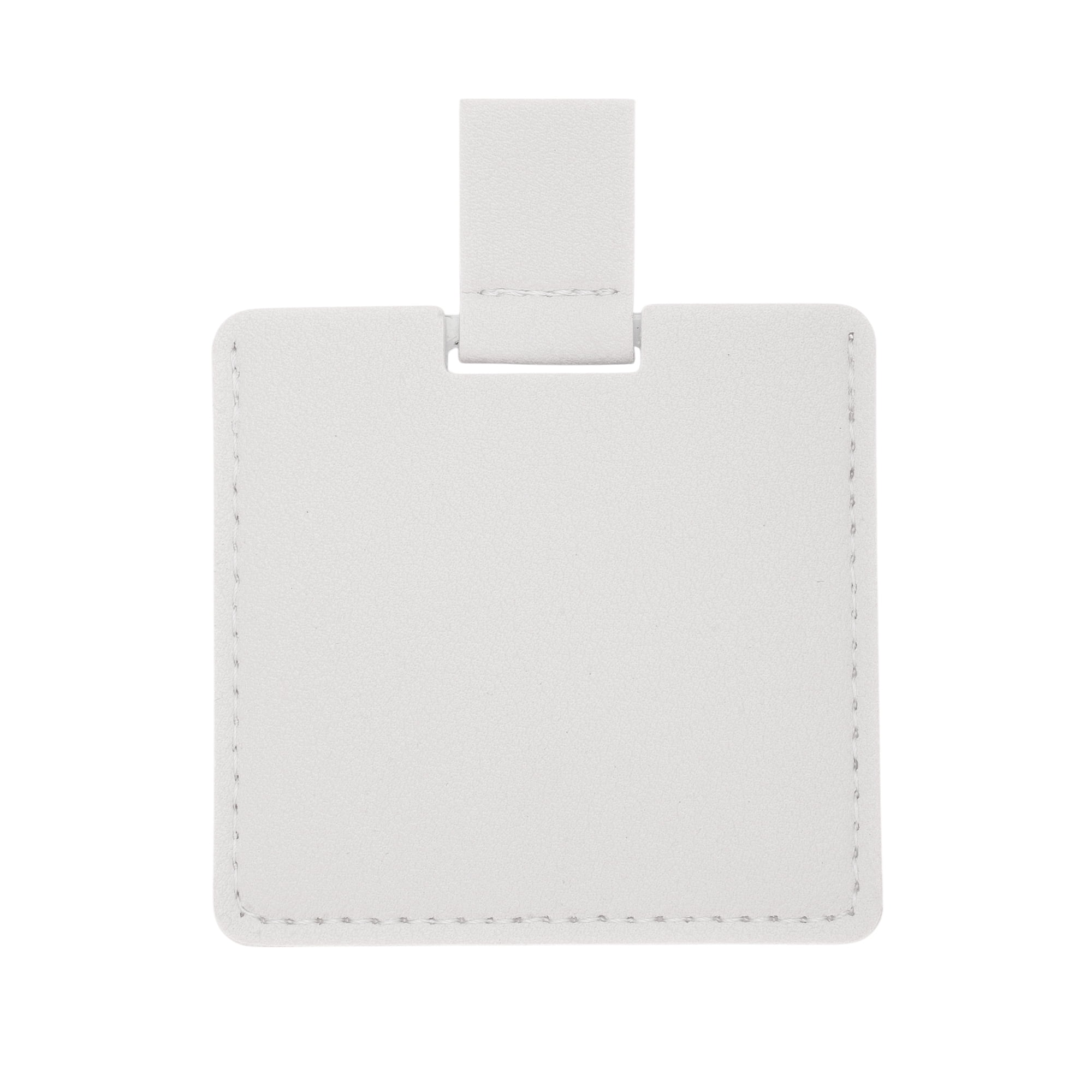 Unique Bargains 1 Pc Square Shape Makeup Mirror White
