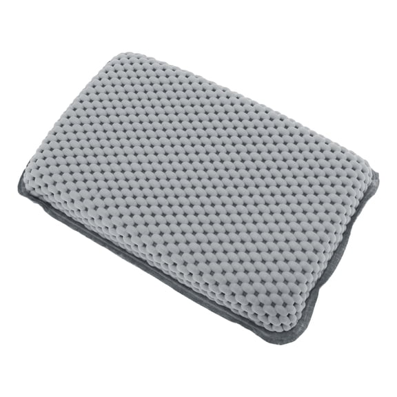 Unique Bargains 1 Pc Square Style Bath Pillow for Head and Neck 11.02"x7.28"x1.97" Gray