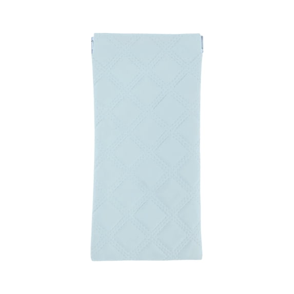 Unique Bargains 1 Pc Squeeze Top Eyeglass Pouch Portable Eyeglasses Storage Blue
