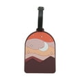 thumbnail image 1 of Unique Bargains 1 Pc Starry Sky Luggage Tag for Travelling Pink Soft Rubber, 1 of 5