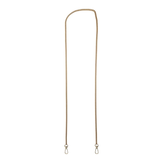 Unique Bargains 1 Pc Sturdy Handbag Strap for Office Light Gold Tone Iron