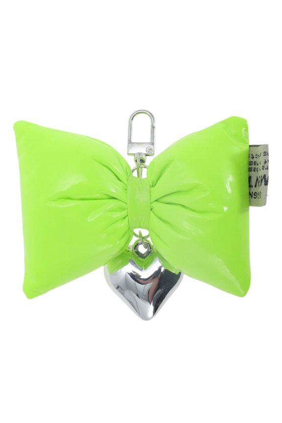 1 Pc Stylish Bow Handbag Charm Bag Accessories Fluorescent Green