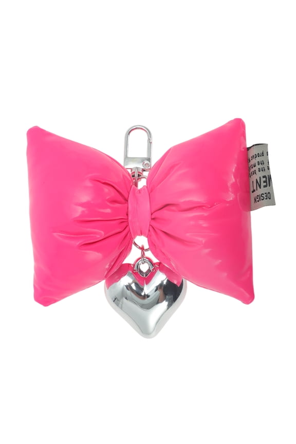 1 Pc Stylish Bow Handbag Charm Bag Accessories Rose Red