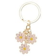 thumbnail image 1 of Unique Bargains 1 Pc Stylish Floral Handbag Charm Bag Accessories 2.76″ Pink, 1 of 5