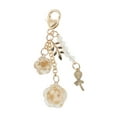 thumbnail image 1 of Unique Bargains 1 Pc Stylish Flower Handbag Charm Bag Accessories Gold Tone, 1 of 5