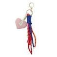 thumbnail image 1 of Unique Bargains 1 Pc Stylish Hearts Tassels Handbag Charm Bag Accessories Pink, 1 of 5