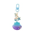 thumbnail image 1 of Unique Bargains 1 Pc Stylish Shell Mermaid Handbag Charm Bag Accessories 4.09″ Blue, 1 of 5
