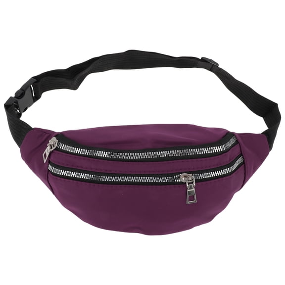 Unique Bargains 1 Pc Stylish Sports Waist Bag Waterproof & Abrasion-Resistant Fanny Pack for Sports Purple
