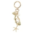 thumbnail image 1 of Unique Bargains 1 Pc Stylish Starfish Handbag Charm Bag Accessories 4.65″ Gold Tone, 1 of 5