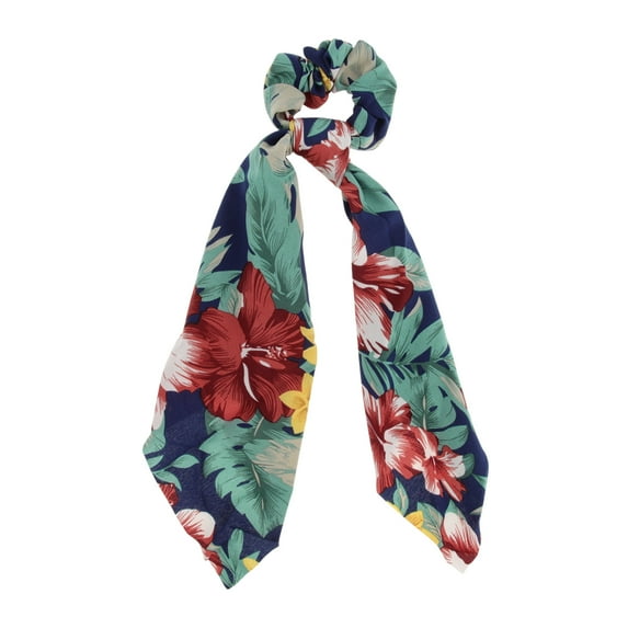 Unique Bargains 1 Pc Stylish Travel Style Hair Elastics Hair Ties Navy Blue Red