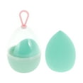 thumbnail image 1 of Unique Bargains 1 Pc Teardrop Shaped Powder Puff for Travel Dressing Tables Green Hydrophilic Non-Latex, 1 of 5