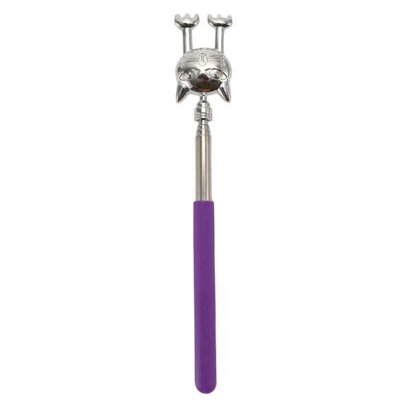 Unique Bargains 1 Pc Telescopic Back Scratcher for Bathroom Business Travel Hotel Purple
