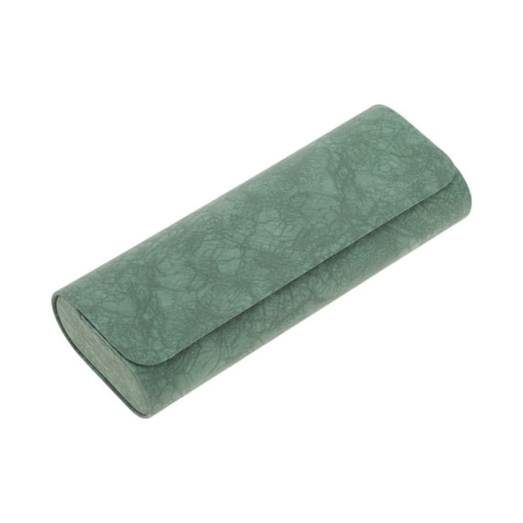 Unique Bargains 1 Pc Texture EyeGlasses Case Portable Eyeglasses Storage Green