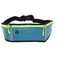 thumbnail image 1 of Unique Bargains 1 Pc Three Pocket Running Waist Pack for Hiking Gym Sky Blue EVA, 1 of 4