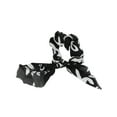 thumbnail image 1 of Unique Bargains 1 Pc Tie Triangle Letter Ribbon Scrunchies for Home Black White, 1 of 6