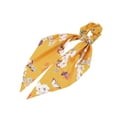 thumbnail image 1 of Unique Bargains 1 Pc Tie Triangle Ribbon Scrunchies Yellow, 1 of 5