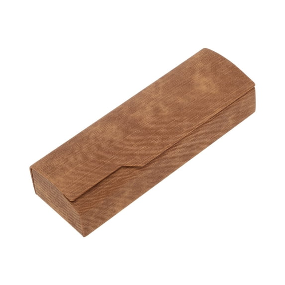 Unique Bargains 1 Pc Tie-dye EyeGlasses Case Portable Eyeglasses Storage Coffee Color