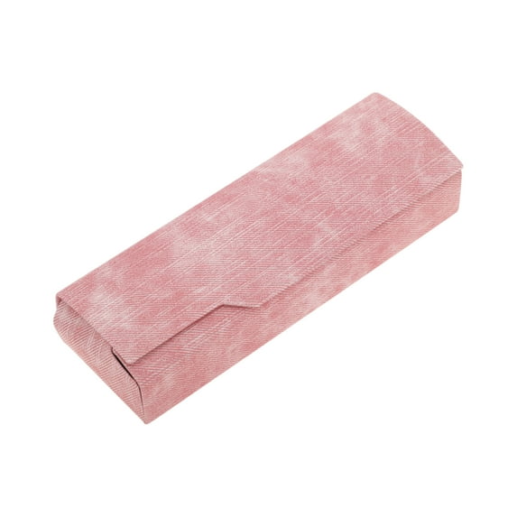 Unique Bargains 1 Pc Tie-dye EyeGlasses Case Portable Eyeglasses Storage Pink