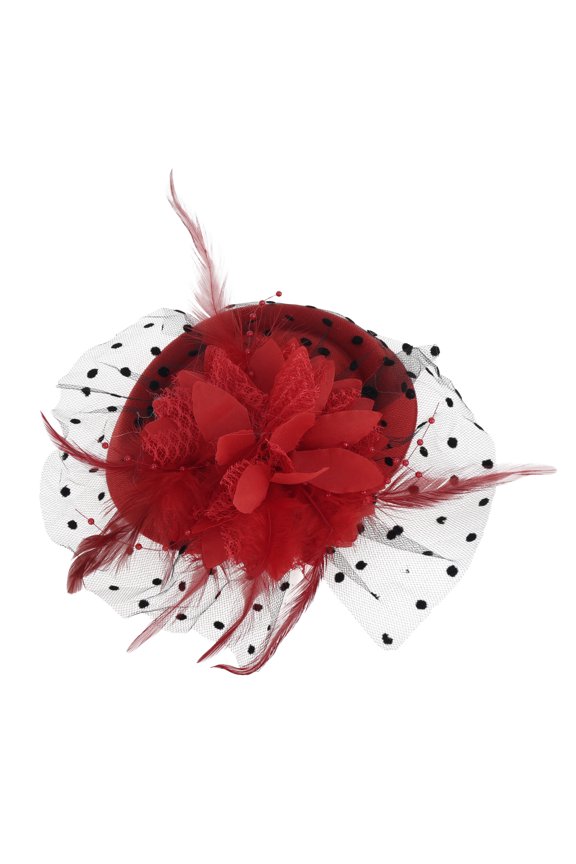 1 Pc Top Hat Hair Clip Elegant Hair Clips Red