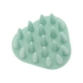 thumbnail image 1 of Unique Bargains 1 Pc Triangle Hair Shampoo Brush for Head Massage 3.15"x3.07"x2.36" Green, 1 of 6