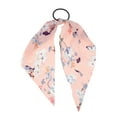 thumbnail image 1 of Unique Bargains 1 Pc Triangle Ribbon Floral Hair Elastic Band for Home Pink, 1 of 5